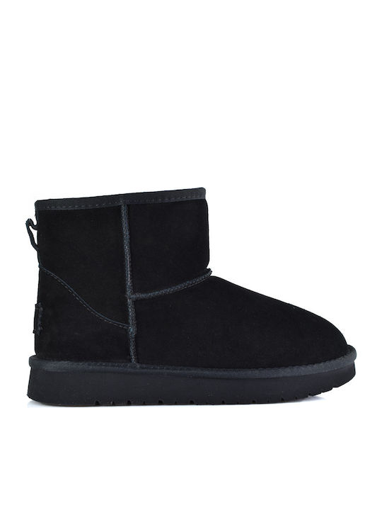 Leather Women's Boots Black
