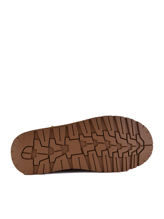 Leather Women's Boots Tabac Brown