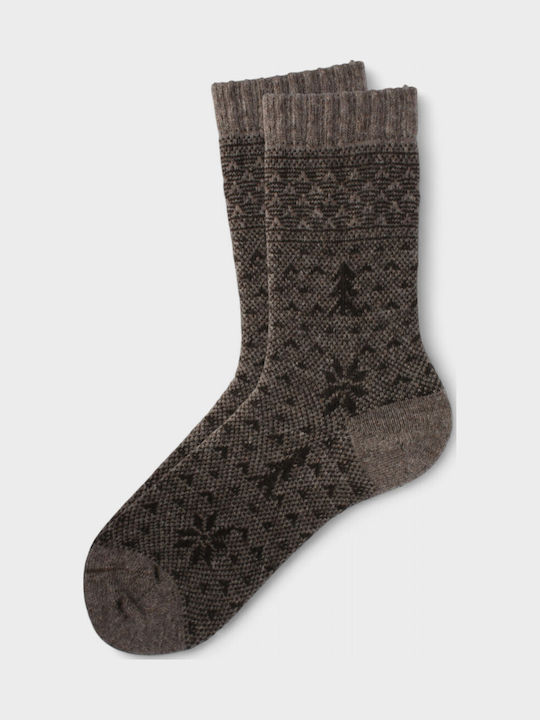 Pro Socks Γυναικείες Κάλτσες Καφέ