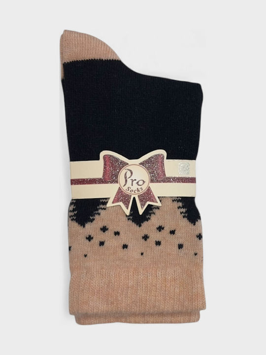 Pro Socks Damen Socken Beige 1Pack