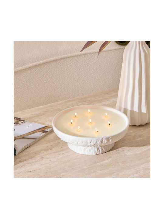 Aromatic Candle Stony In White Jar 400gr