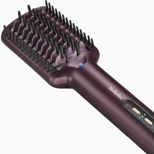 Babyliss Air Power Smooth Keramik Elektrische Haarbürste mit Luft für Haarglättung und Locken 900W