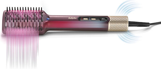 Babyliss Air Power Smooth Keramik Elektrische Haarbürste mit Luft für Haarglättung und Locken 900W