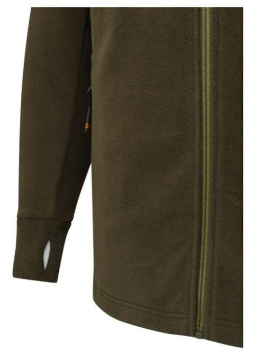 Beretta HP Logo Hunting Cardigan Fleece Khaki