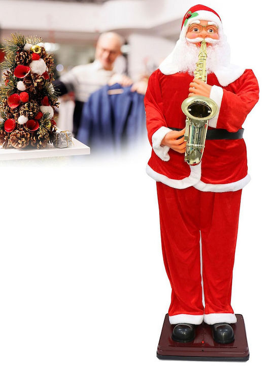Santa Claus with Moving and Music Red 160cm