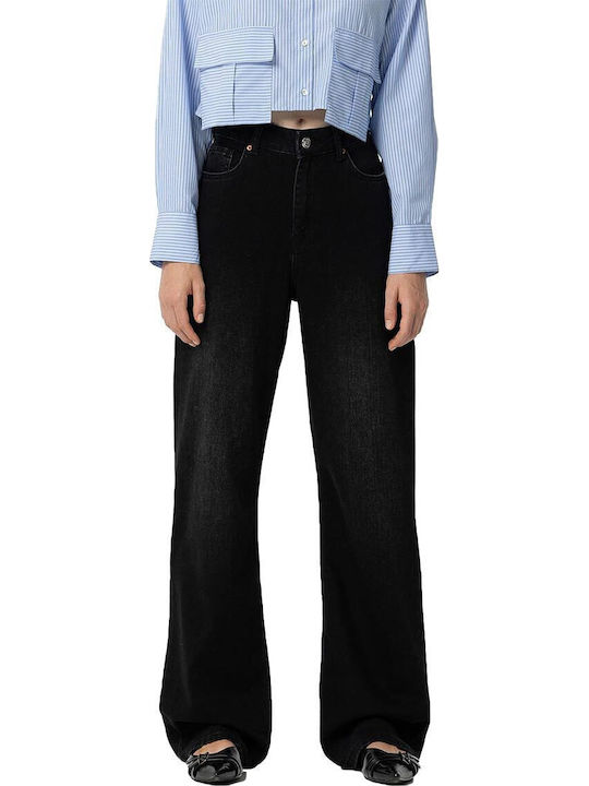 Ψηλόμεσο Γυναικείο Jean Παντελόνι Black