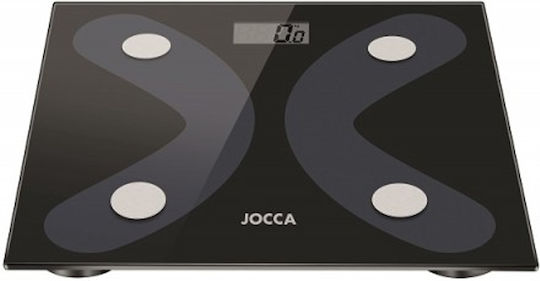 Smart Badezimmerwaage 180kg mit Körperfettmessung & Bluetooth Schwarze