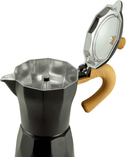 Electric Stovetop Espresso Pot Negru