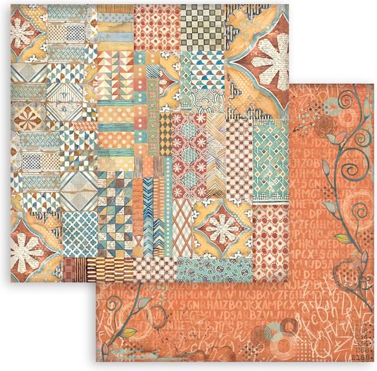 Scrapbooking Supplies Papers 10 Pieces 30.5×30.5cm Stamperia Furry Friends Backgrounds