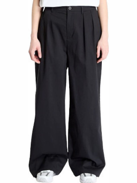 Damen Stoff Hose Black