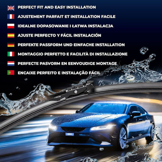 Valeo Silencio X.trm x2 Комплект Предни Чистачки за Автомобил 580мм/530мм за Smart За двама