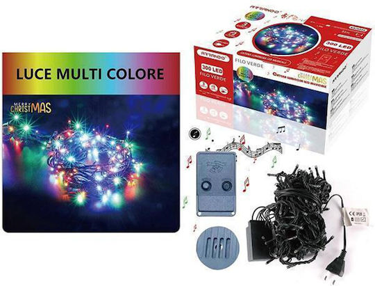 300 Luminite LED 22.5m. Alb rece tip Șir 1buc 300 Luminite LED 22.5m. Alb rece tip Șir 1buc
