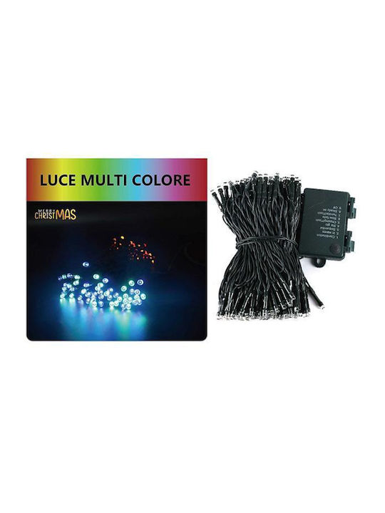200 Lichter LED 20m. Mehrfarbige Batterie in Zeichenfolge 1Stück