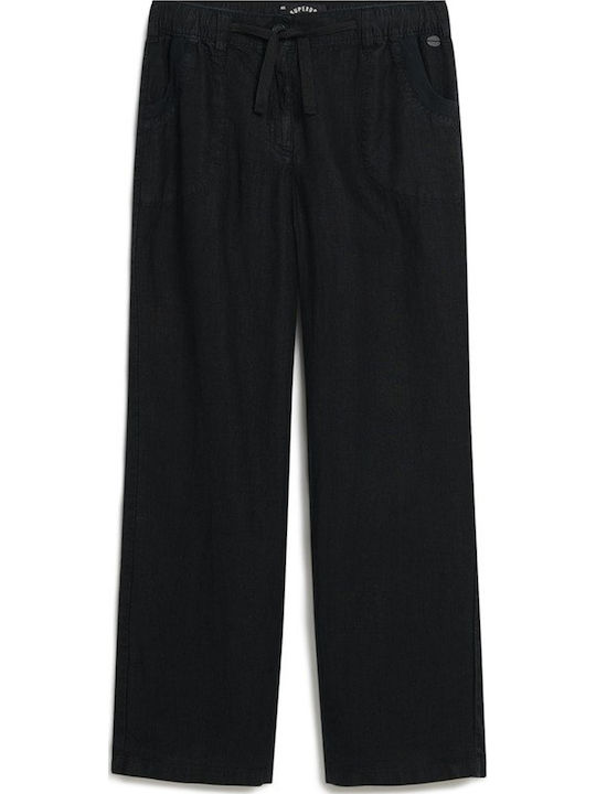 Women's Linen Trousers Blue