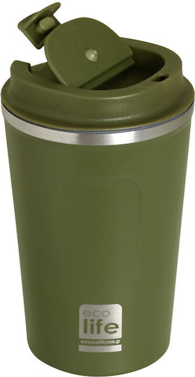 Spare Stopper Coffee Thermos 370ml Green Ecolife Ecl-33-bo-4070