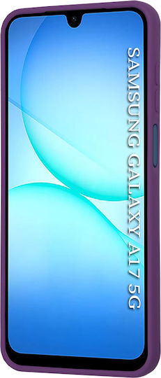 Techsuit Umschlag Rückseite Silikon Lila (Galaxy A17Oppo A17)