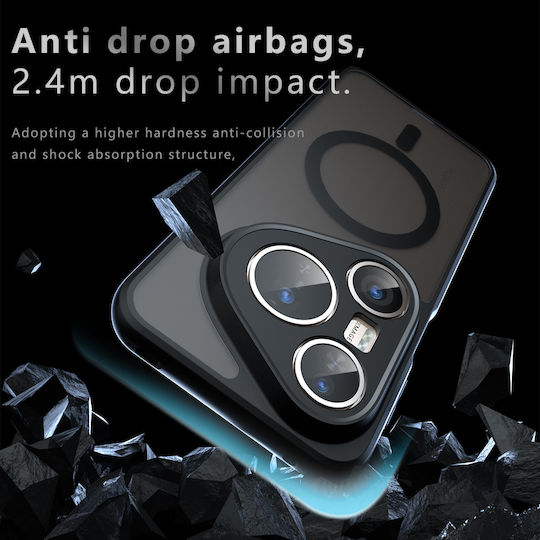 Techsuit Purefrost Umschlag Rückseite Silikon Schwarz (Huawei Pura 80 Ultra)