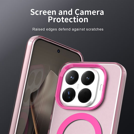 Techsuit Candycase Umschlag Rückseite Kunststoff / Silikon Rosa (Xiaomi 15T Pro)
