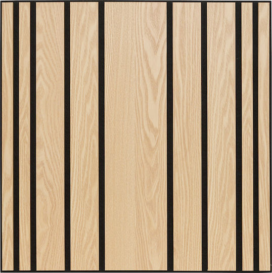 3D Πάνελ Τοίχου με Κόλλα / Βιδωτό A-s Colva Μπεζ 60x60εκ.