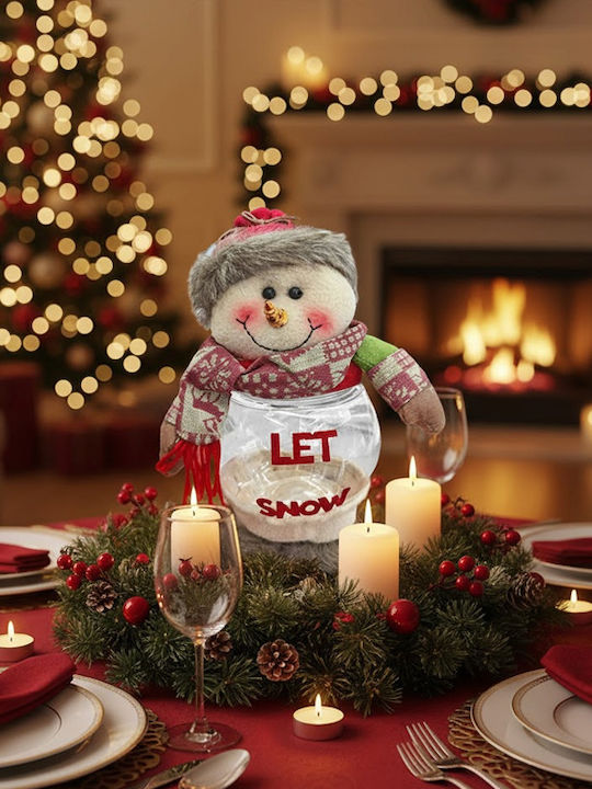 XMASfest Christmas Figure SNowman Length 32cm