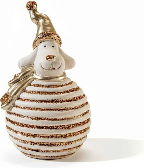 Zen Collection Коледна Керамична Фигура Куче Теракота 10х9,5х16,5см