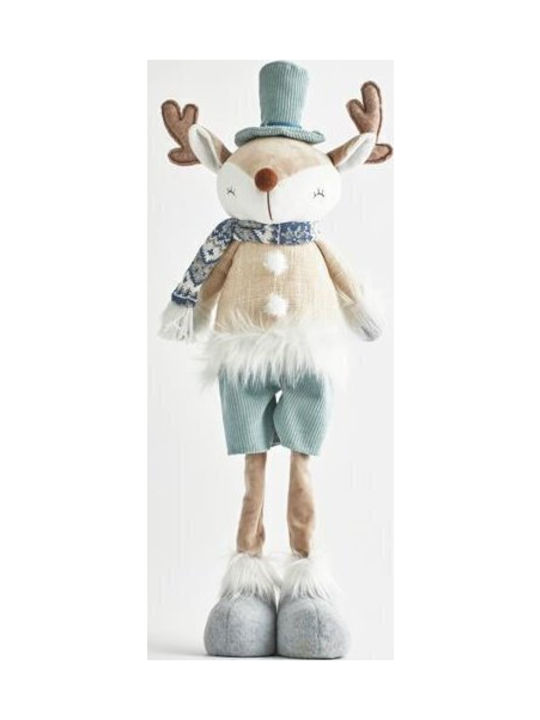 Eurolamp Reindeer Man Blue Clothes 23x17x19cm