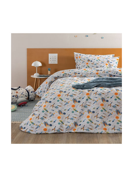 Palamaiki My Kingdom Baby Sheets Set Crib Cotton Fitted Multicolored 70x140cm