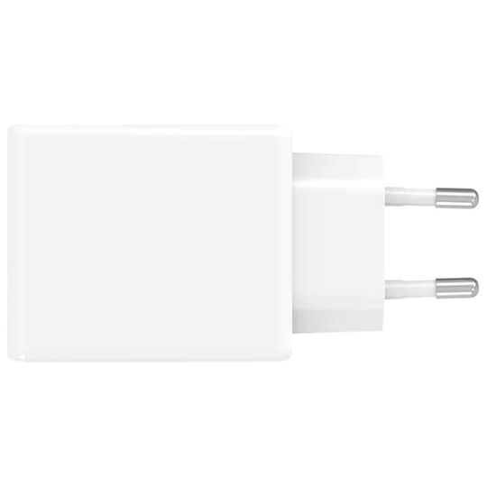 4Smarts Φορτιστής Χωρίς Καλώδιο GaN με 2 Θύρες USB-C 65W Power Delivery Λευκός (PDPlug Slim Dual)