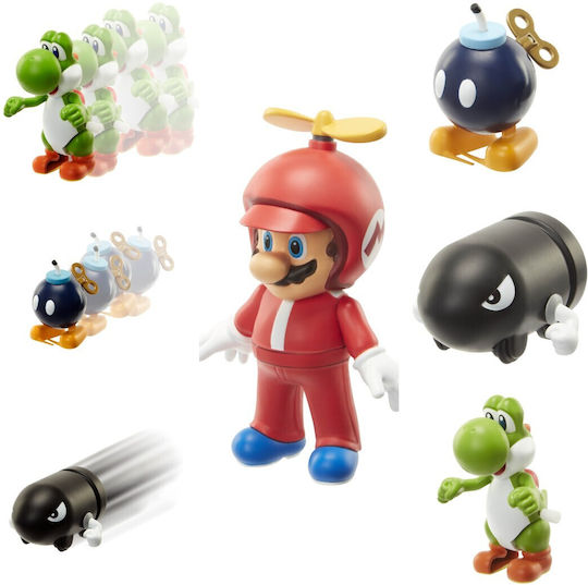 Jakks Pacific Super Mario Bros Collectible Figure 6cm 12 Pieces
