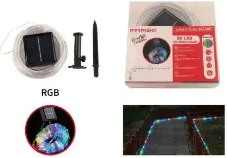 Φωτοσωλήνας 50 Λαμπάκια 220V RGB 5m