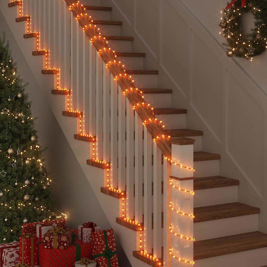 Christmas Light Tube Warm White 220V 480 Light Bulbs 20m