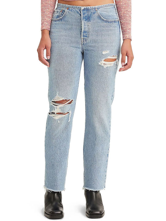 501® Γυναικείο Jean Παντελόνι με Σκισίματα