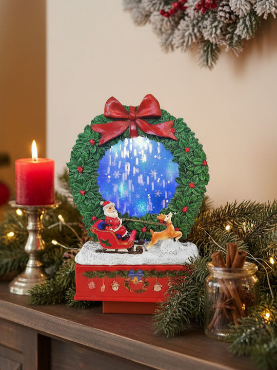 XMASfest The translated Liquid template in German language: Weihnachtskerzen & Kerzenständer Laterne Mehrfarbig Batterie 21x27cm.