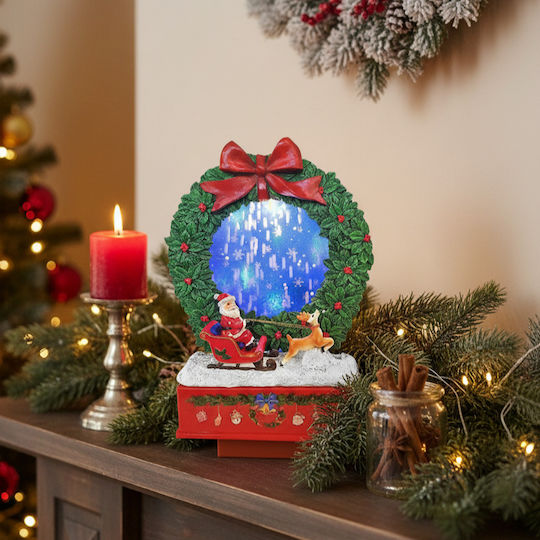 XMASfest Χριστоулгенски свещи и свещници Пластмасов Lattern На батерия 21x27см.
