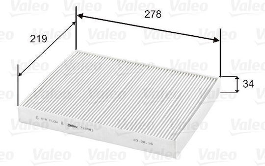 Valeo Filtru de Cabină Volkswagen Touareg