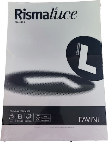 Favini 150 Blätter Rismaluce Weiß 170g/m2 Weiß 01 29,7x42 A3
