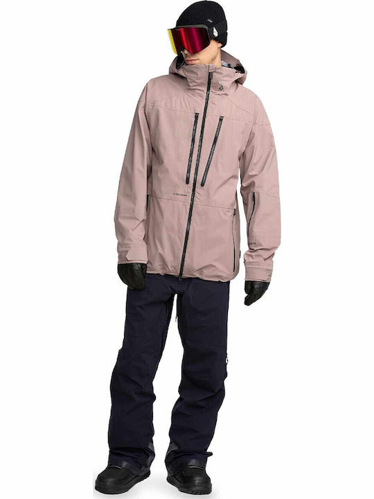 Volcom Stretch G0652600-MVE Ανδρικό Μπουφάν Gore-Tex για Σκι & Snowboard Μωβ