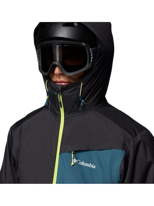 Columbia 2113941-429 Ανδρικό Μπουφάν για Σκι & Snowboard Μπλε
