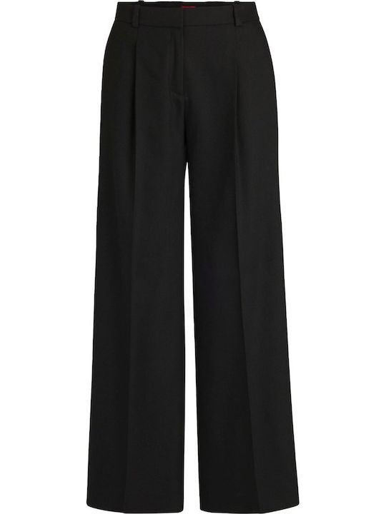 Halati Damen Leinen Hose Black