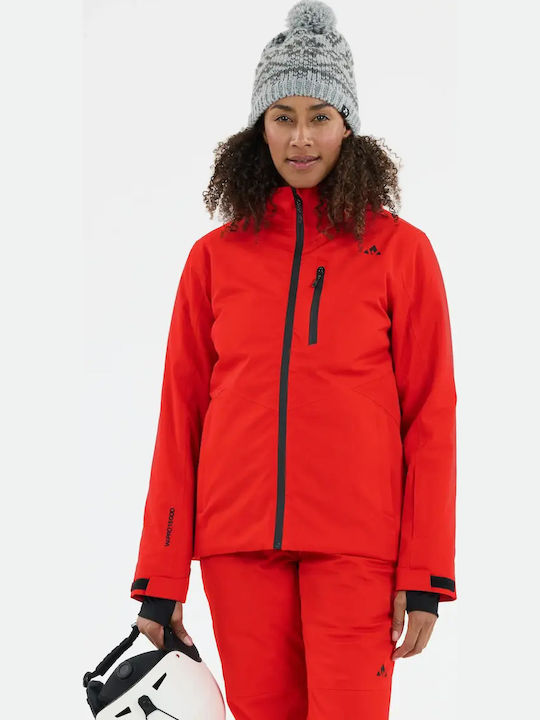 Whistler W213109-4367 Γυναικείο Μπουφάν για Σκι & Snowboard Κόκκινο