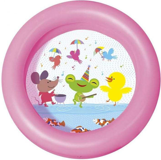 Bestway Kinder Rundes Schwimmbecken PVC 21l Aufblasbar Rosa