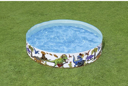 Bestway Παιδική Στρογγυλή Πισίνα PVC 946lt Φουσκωτή 183x38εκ.