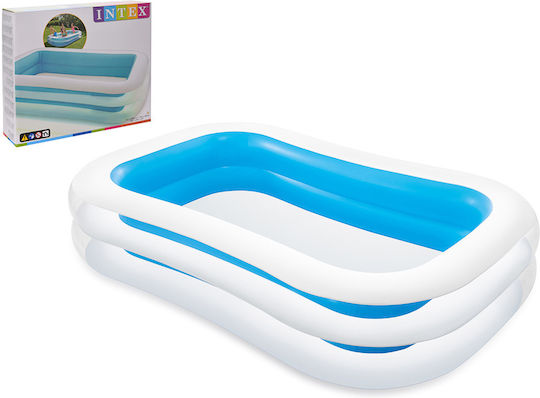 Intex Swim Center Παιδική Πισίνα 770lt Φουσκωτή 262x175x56εκ. Γαλάζιο