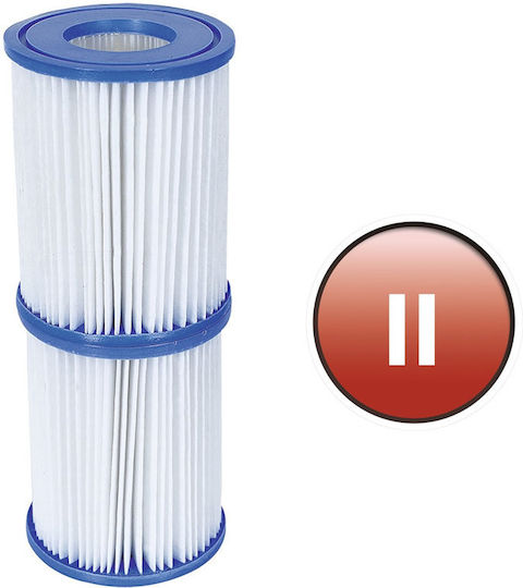 Bestway Piscină Rotundă PVC 9150lt Cu Cadru Metalic Albastră
