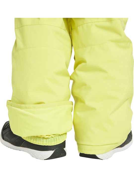 Quiksilver Estate EQBTP03059-YGE0 Παιδικό Παντελόνι Σκι & Snowboard Κίτρινο