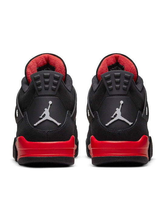 Air  4 Retro Herren Stiefel Black / Red / White