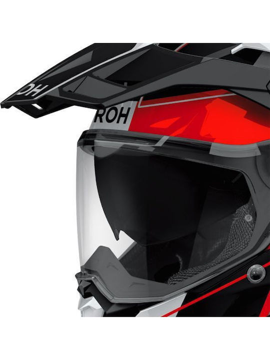 Airoh Commander 2 Reveal Blue Gloss Мотоциклетна каска On-Off ECE 22.06 1450гр с Sunvisor