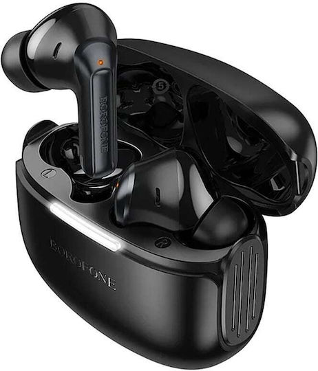 Borofone FQ9 Plus In-Ear Bluetooth-Freisprecheinrichtung Kopfhörer mit Ladeetui Schwarz