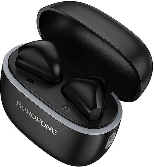 Borofone FQ11 Ohrstöpsel Bluetooth-Freisprecheinrichtung Kopfhörer mit Ladeetui Weiß