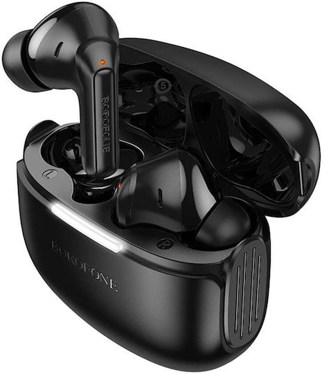 Borofone FQ9 In-ear Bluetooth Handsfree Earphones with Charging Case Black